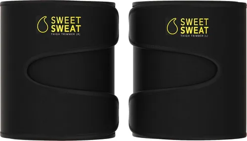 Miniatura 11 de Sports Research - Recortadores de muslo tonificados Sweet Sweat para hombres y mujeres Aumenta el calor y el sudor en los muslos (arcilla, pequeño)