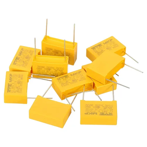 PATIKIL Condensadores de seguridad, paquete de 10 unidades 0.68uF AC 310V 0.886 in Pin Pitch 1.063x0.669x0.354 in Kit surtido de condensadores de