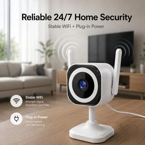 Miniatura 2 de Cámara 2K para Seguridad del Hogar, Cámaras de Seguridad 5G para Exteriores/Interiores, Cámara de Monitoreo para Bebés