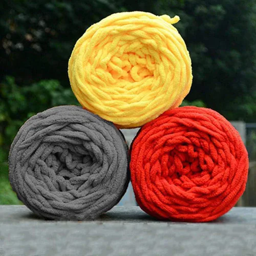 Miniatura 2 de Bufanda suave para bricolaje, toalla de hilo grueso, bola de tejer a mano, ganchillo, regalo de manualidades, hilo elegante y simple, suave