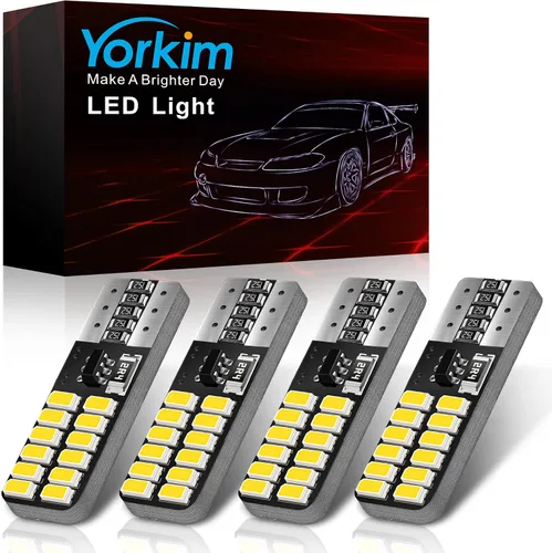 Miniatura 8 de Yorkim 3157 Bombillas LED ámbar superbrillantes, 3056 3156 3156A 3057 4057 3157 4157 T25 bombillas LED para luces de freno, luces de marcha atrás