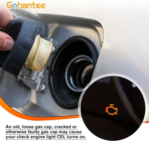 Miniatura 6 de gohantee Tapa de gasolina, conjunto de tapa de depósito de combustible 17670-SHJ-A31 compatible con Honda Accord, CR-V, CR-Z, Element, Odyssey