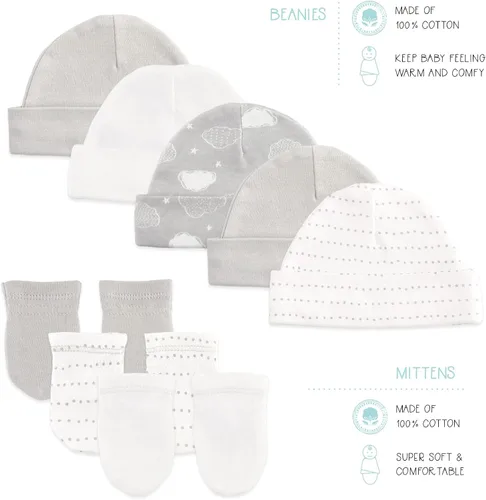 Miniatura 5 de The Peanutshell Set de regalo de canastilla para recién nacidos para niños o niñas