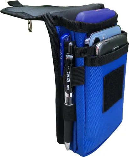 Miniatura 8 de Funda de teléfono dual para dos teléfonos, soporte táctico para cinturón de teléfono celular para hombres, funda para teléfono multiherramienta