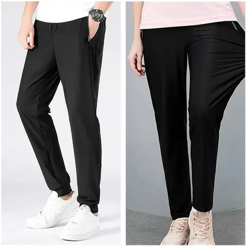 Miniatura 5 de atcryih Pantalones deportivos unisex de secado rápido de ultra alta elasticidad 2023, pantalones deportivos transpirables de seda de hielo fino