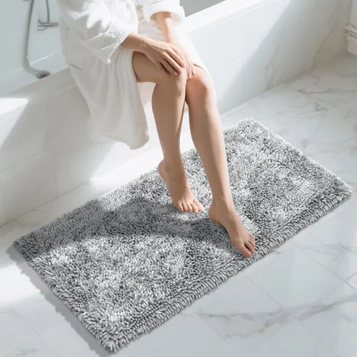 Miniatura 27 de Yimobra - Alfombra grande para baño antideslizante de 36x24 pulgadas, extra gruesa y suave, absorbente de felpilla, alfombras de baño lavables a