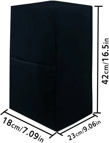 Miniatura 5 de Cubierta antipolvo para licuadora con bolsillo grande y asa superior, impermeable, de poliéster, a prueba de polvo, resistente a las manchas