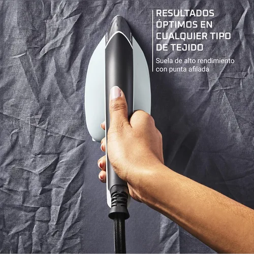 Miniatura 4 de Rowenta Plancha y vaporizador Duo Force 2 en 1 para ropa, plancha de vapor de 1700 W, suela de acero inoxidable, ultraligera, tanque de agua