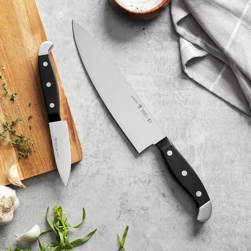 Miniatura 2 de HENCKELS Statement Razor-Sharp - Juego de cuchillos de chef de 2 piezas, diseño alemán informado por más de 100 años de maestría, negro/acero