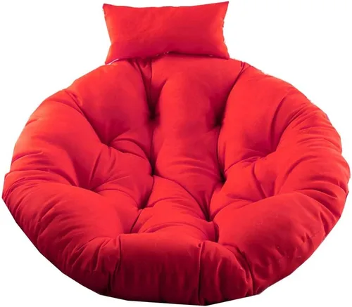 Cojín colgante para silla de hamaca de huevo, cojines de asiento para 2 personas, cojines grandes para silla individual en forma de nido, almohada