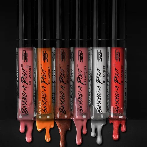 Miniatura 7 de Black Radiance Beyond A Pout Lip Lacquer Lip Gloss, Cajun Spice