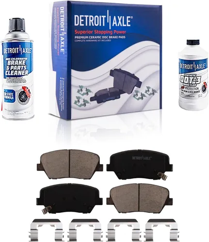 Miniatura 89 de Detroit Axle - Pastillas de freno traseras para Kia Sportage 2017-2022, Hyundai Tucson 2016-2021, pastillas de freno de cerámica 2018 2019 2020