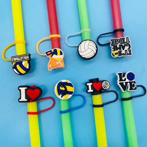 Miniatura 4 de 10 tapas de popote para vaso Stanley Cup de 30 y 40 onzas, de 0.394 in, reutilizables, de silicona, para popotes, accesorios para copas Stanley