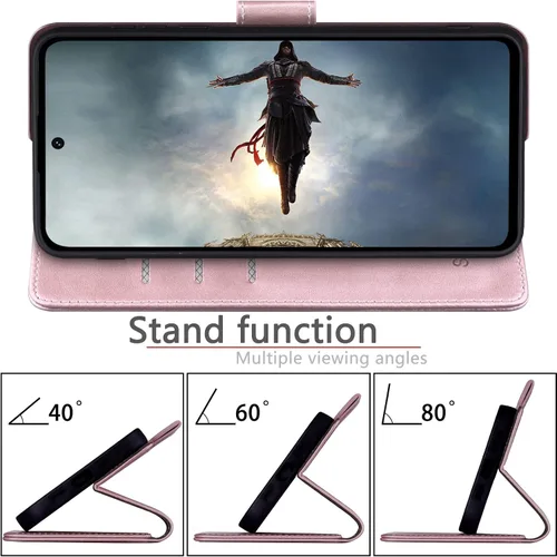 Miniatura 6 de SUANPOT Funda de piel tipo cartera para Samsung Galaxy A53 5G con tarjetero RFID para tarjetas de crédito Flip Folio Book Funda a prueba de golpes