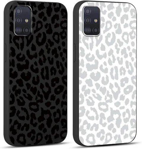 Miniatura 68 de 2 Pack Funda con lindo estampado de chita para Samsung Galaxy S22 Ultra 5G de 6.8", Fundas con patrón de leopardo de lujo, diseño de silicona suave
