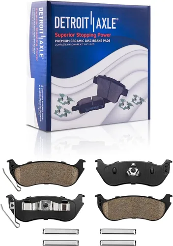 Miniatura 82 de Detroit Axle - Pastillas de freno traseras para Honda Odyssey 2011-2017 Pilot 2007-2013 MDX 2010-2013 ZDX 2010-2013 Pastillas de freno de cerámica