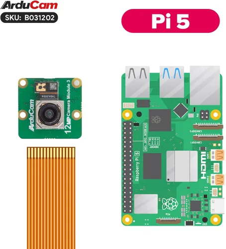 Miniatura 7 de Arducam para Raspberry Pi Cámara Módulo 3, 12MP IMX708 120 ° (D) Cámara Gran Angular Pi V3
