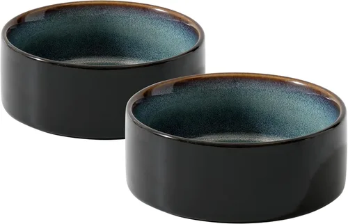 Miniatura 13 de Havniva - Tazón de cerámica elevado para comida y agua de gatos, cuenco para gatitos, plato de gato elevado, comedero para mascotas