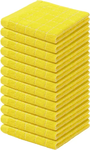Miniatura 61 de Homaxy Paños de cocina 100% algodón de felpa, toallas de cocina ultra suaves y absorbentes para la cocina, adecuadas para secar y lavar platos