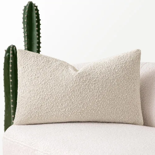 Miniatura 11 de MIULEE Funda de almohada texturizada con diseño de boucle, color azul aguamarina, funda de almohada lumbar sólida, decorativa de primavera, suave