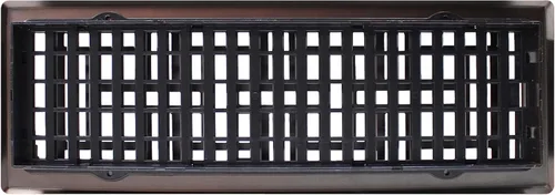 Miniatura 7 de Decor Grates Registro de suelo oriental AJH414-RB, 4 x 14 pulgadas, acabado de bronce frotado bronce (Rubbed Bronze Finish)