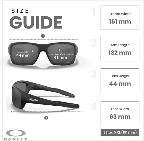 Miniatura 11 de Oakley Turbine OO9263 - Gafas de sol rectangulares para hombre, correa + paquete con kit de gafas de diseñador iWear