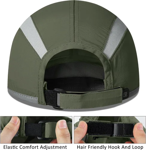 Miniatura 3 de GADIEMKENSD Sombrero reflectante plegable para exteriores, diseño sin estructura, protección solar UPF 50+, sombreros deportivos para mujeres