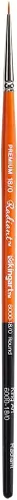 Miniatura 16 de KINGART Premium Radiant 6000-0 Round Series - Cepillo para artista, pelo sintético Taklon, mango corto, para pintura acrílica, óleo y acuarela