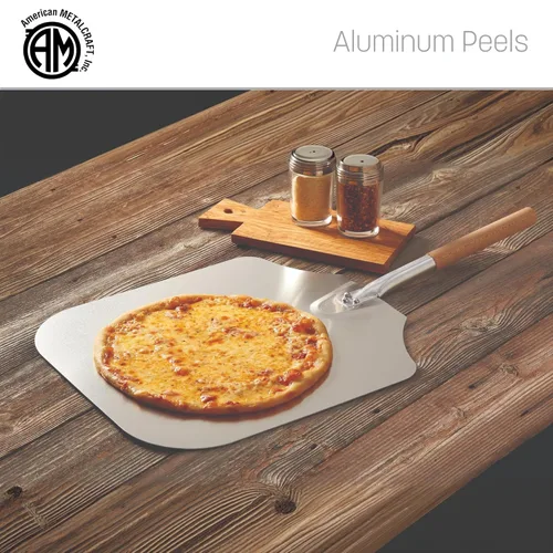 Miniatura 6 de Palas para pizzas de hoja grande de American Metalcraft, Plateado, 1