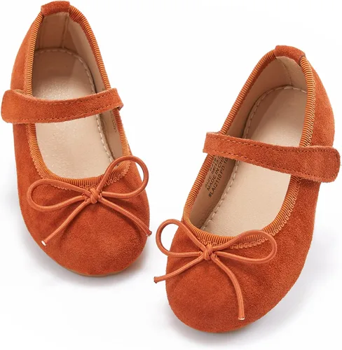 Felix & Flora Zapatos de vestir para niña de las flores, zapatos planos de ballet para niñas, para fiestas, escuela, boda