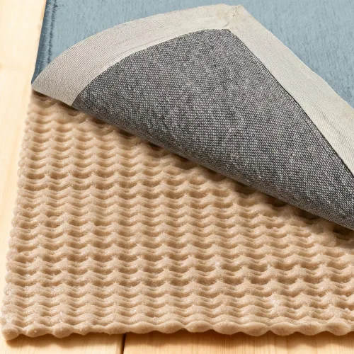 Miniatura 10 de Gorilla Grip - Almohadilla de agarre extrafuerte para usar debajo de la alfombra y mantenerla segura en su lugar, gruesa, antideslizante, para Crema