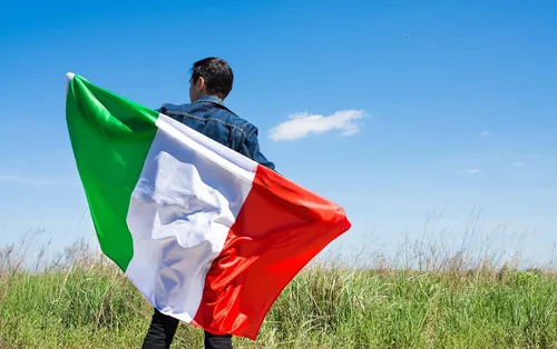 Miniatura 6 de Bandera italiana de doble cara 3x5 para exteriores, banderas de Italia de nailon 210D resistente, rayas cosidas, ojales de latón más fuertes, 4