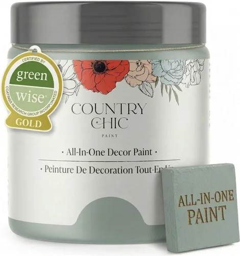 Miniatura 89 de Country Chic Pintura todo en uno estilo tiza para muebles, gabinetes, decoración del hogar, ecológica, acabado mate, imprimación incorporada y capa