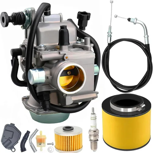 Carburador TRX300 compatible con Honda Fourtrax 300 350 Foreman 400 450 Rancher 350 Carb con cable del acelerador