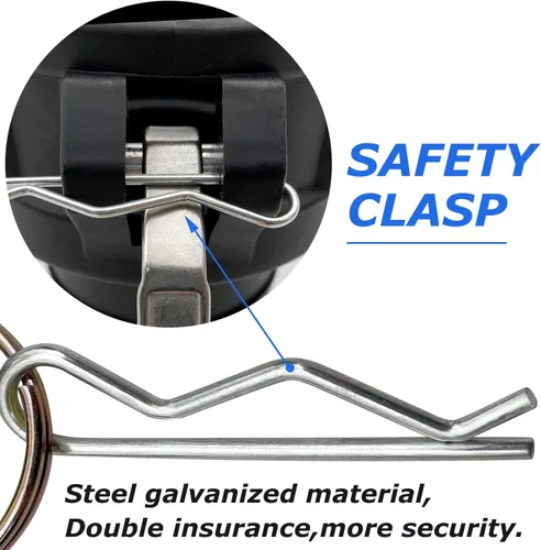 Miniatura 7 de 2 piezas de accesorios Camlock de plástico de polietileno C-200 de 2 pulgadas, tipo C, acoplamientos estándar de bloqueo de leva, accesorios
