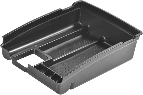 Miniatura 9 de Caja organizadora de consola central compatible con Nissan Rogue 2014-2020 Rogue Sport 2017-2022, Murano 2015-2024, bandeja de inserción de ABS