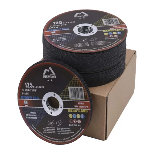Miniatura 11 de Merryland Rueda de corte de 5 pulgadas para amoladora angular, rueda de corte de metal 5 x 0.045 x 7/8 ultrafina, paquete de 25, disco de corte