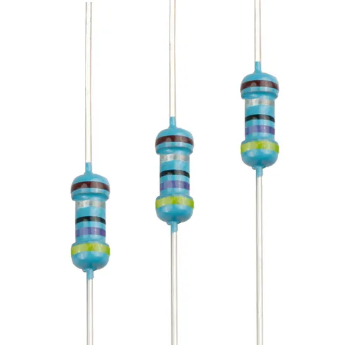 Miniatura 59 de 100pcs 1 ohm Resistor 1/4w (0.25 W) Resistencia fija de película metálica de tolerancia ±1%, múltiples valores de resistencia opcional