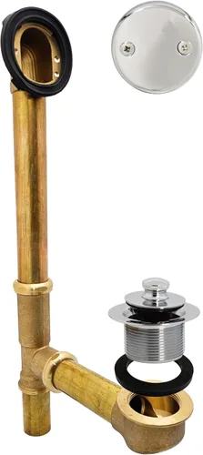 Miniatura 15 de Westbrass Pull & Drain D3262-12 - Desechos de baño de 14 pulgadas, tubo de calibre 17, bronce aceitado Oil Rubbed Bronze