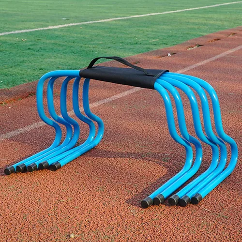 Miniatura 19 de YXXSDP Entrenamiento de velocidad de agilidad obstáculos para atletas, equipo de práctica deportiva portátil multicolor para entrenamiento