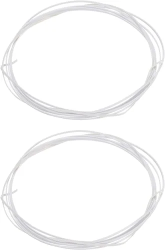 Miniatura 11 de MECCANIXITY Tira de Encuadernación y Borde Purfling de Plástico 1650x7x1.5mm para Guitarra Acústica Clásica Blanca, Juego de 2 Blanco