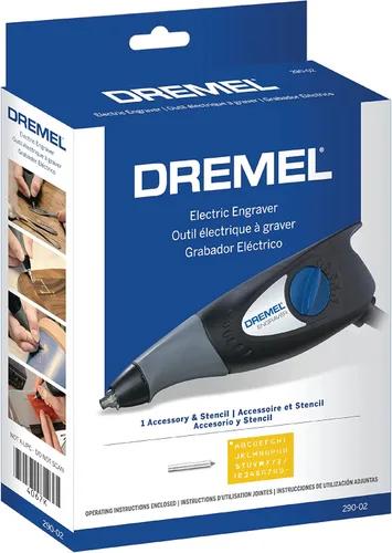 Miniatura 4 de Grabador de 7200 golpes por minuto Dremel 290-01 0.2 Amp incluye plantilla de letras y números