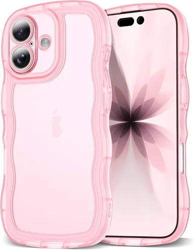 Miniatura 142 de SKYLMW Compatible con iPhone 6s Plus/6 Plus Case de 5.5", Linda Kawaii Marco Ondulado Rizado Forma de Marco Funda de Silicona Suave Resistente a