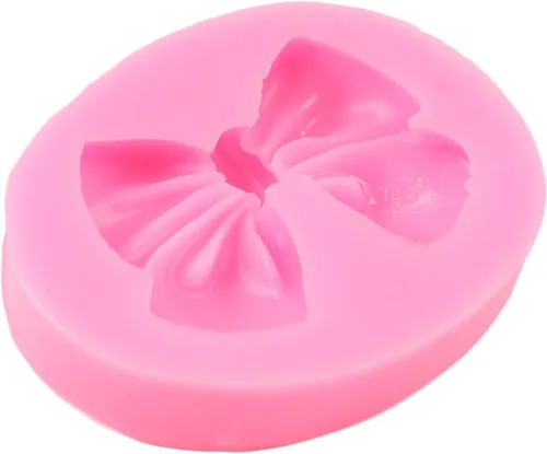 Miniatura 5 de Molde para fondant con moño, pajarita, molde de silicona para pastel de azúcar y dulces, moldes para manualidades para decoración de pasteles