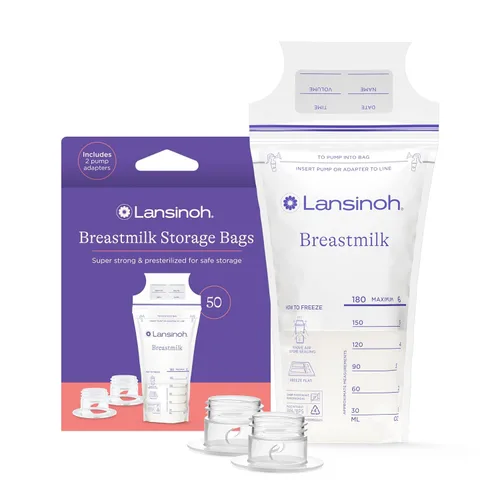 Miniatura 15 de Lansinoh Bolsas de almacenamiento de leche materna, 100 unidades, sin bisfenol A y sin BPS (el empaque puede variar)