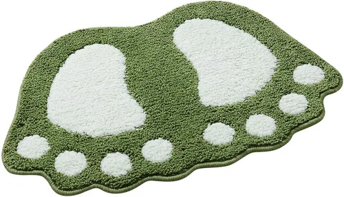 Miniatura 23 de MIFXIN Alfombra de baño con pies grandes, antideslizante, suave, absorbente, alfombra de área (rosa, 16 x 24 pulgadas)