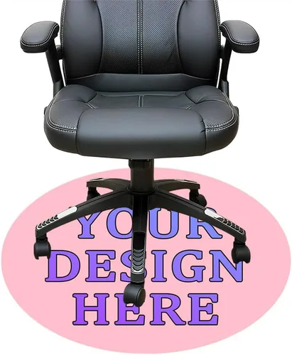Miniatura 108 de Tapete redondo personalizado para silla de escritorio de oficina, diseño de tu propio logotipo de foto, texto, alfombrillas circulares