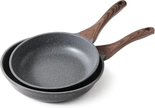Miniatura 7 de SENSARTE Sartenes antiadherentes con revestimiento de granito suizo, sartenes para tortilla, juego de ollas de cocina saludables para chef, libres
