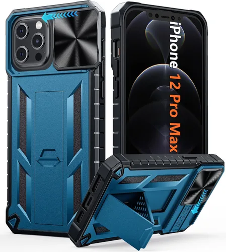 Miniatura 17 de FNTCASE for iPhone 11-Pro Phone Case: Military Grade Drop Proof Mobile Cover with Kickstand & Slide Rugged Shockproof Bumper Heavy Duty Protector