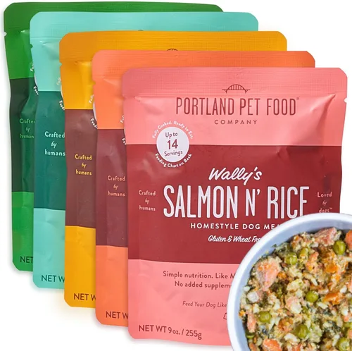 Portland Pet Food Company Bolsas de comida fresca para perros, mezclas de grado humano y comidas húmedas para mascotas, cachorros y perros mayores